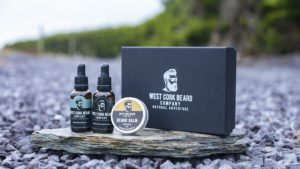 West Cork Beard Company Black Gift Box