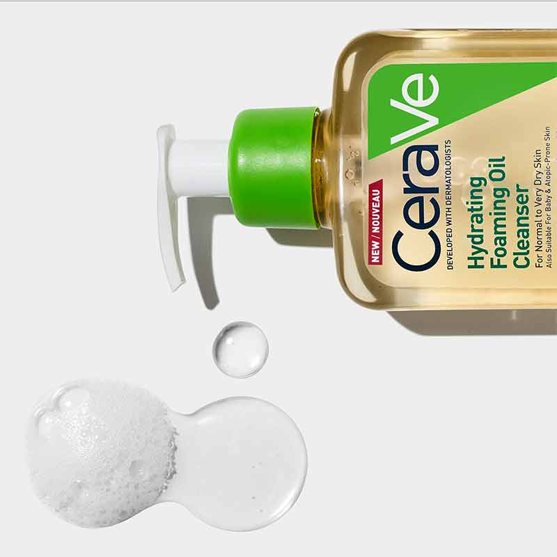cerave hydrating foaming oil cleanser min